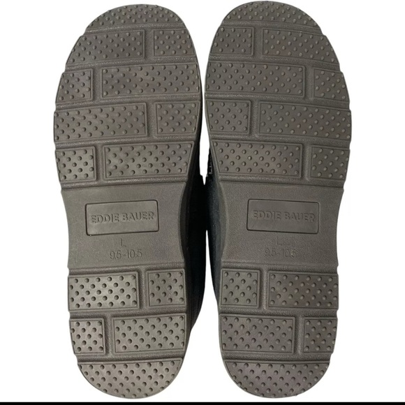 Eddie Bauer Men’s Loudon Suede Memory Foam- Size M (8-9), Charcoal, NWT - Picture 4 of 6